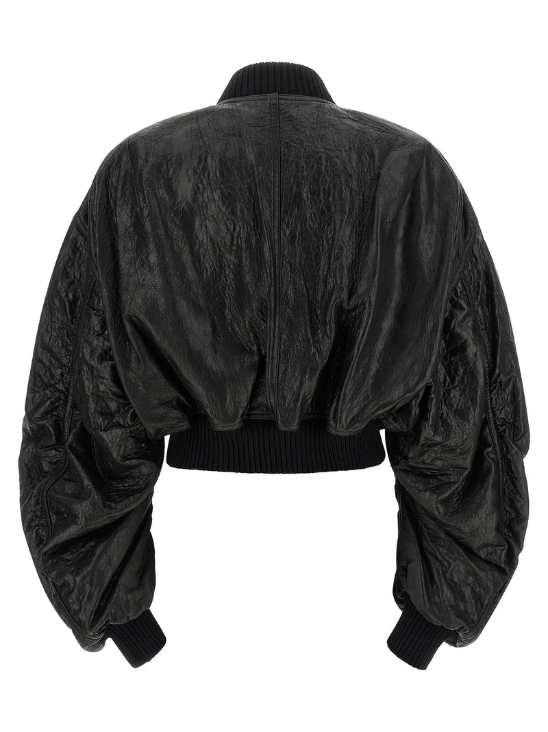 Rick Owens Rick Owens Secchia Cropped Flight Bomber Jacket