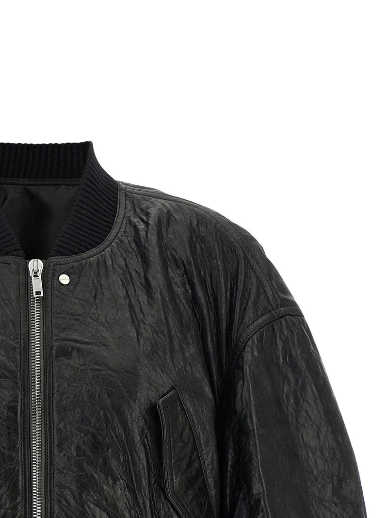 Rick Owens Rick Owens Secchia Cropped Flight Bomber Jacket