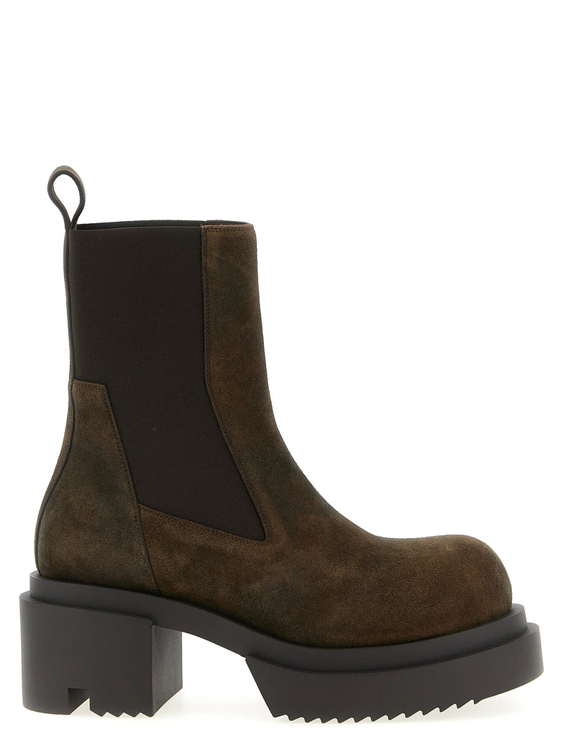 Rick Owens Rick Owens Beatle Bogun Ankle Boots