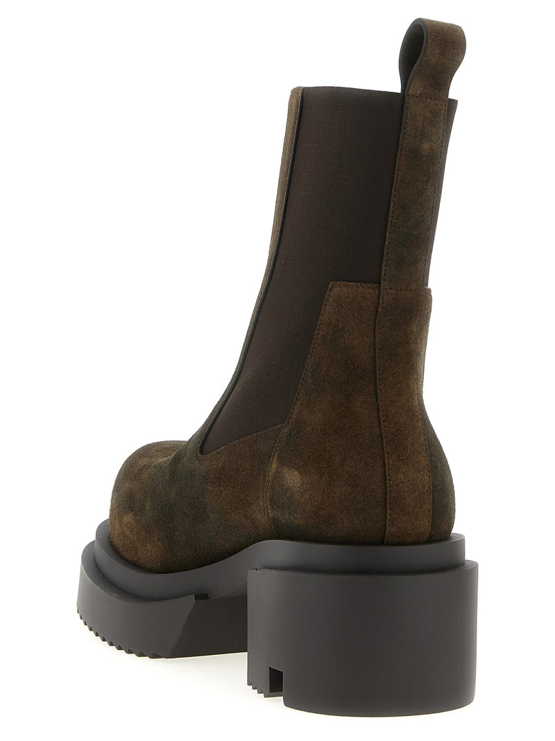 Rick Owens Rick Owens Beatle Bogun Ankle Boots