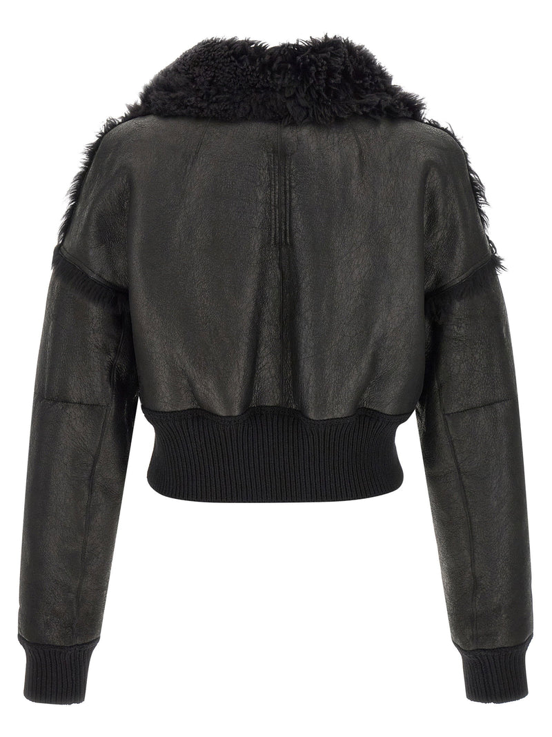 Rick Owens Rick Owens Flight Jkt Cropped Bomber Jacket