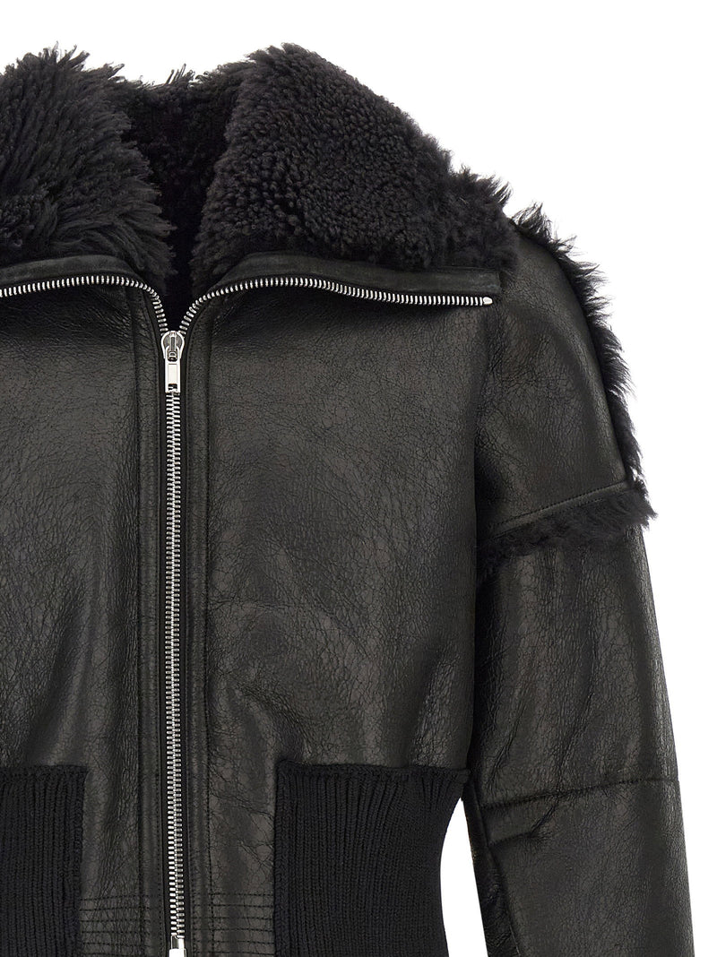 Rick Owens Rick Owens Flight Jkt Cropped Bomber Jacket