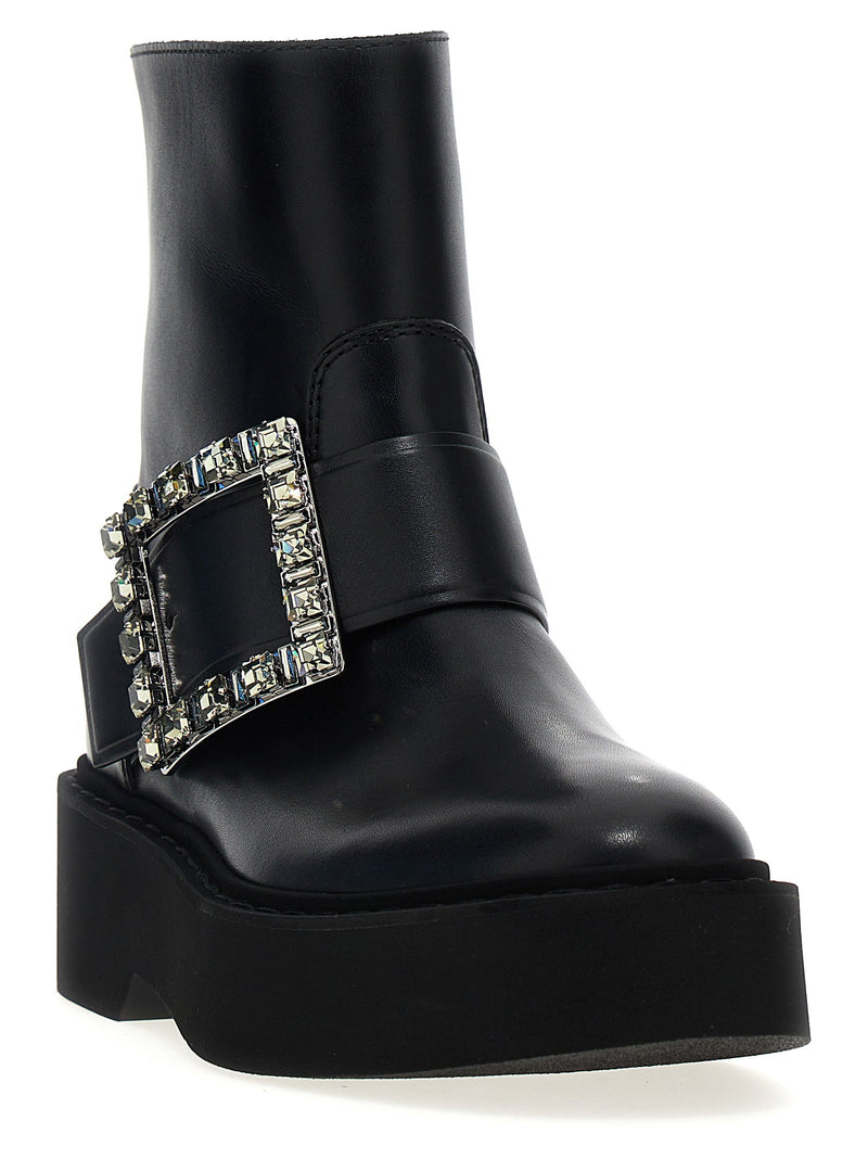 Roger Vivier Roger Vivier Viv Rangers Ankle Boots