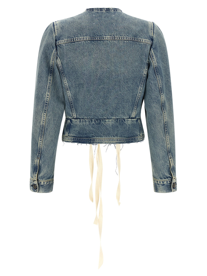 Maison Margiela Maison Margiela Raw Cut Hem Denim Jacket