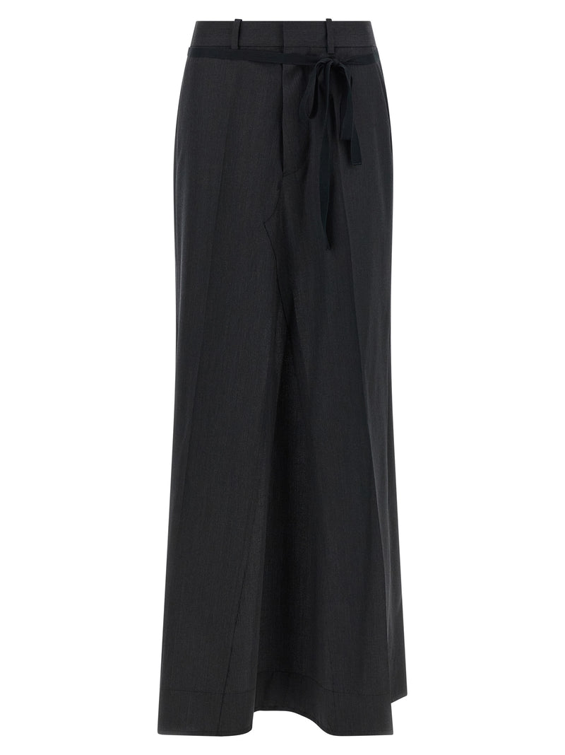 Maison Margiela Raw Cut Hem Skirt | Urbalenti™ NYC