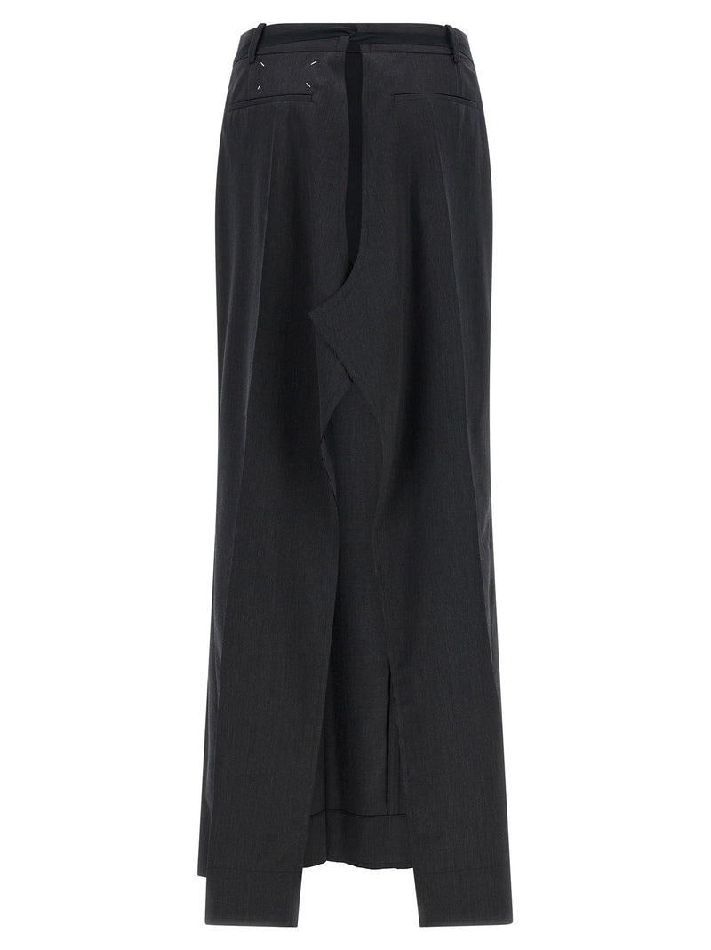 Maison Margiela Raw Cut Hem Skirt | Urbalenti™ NYC