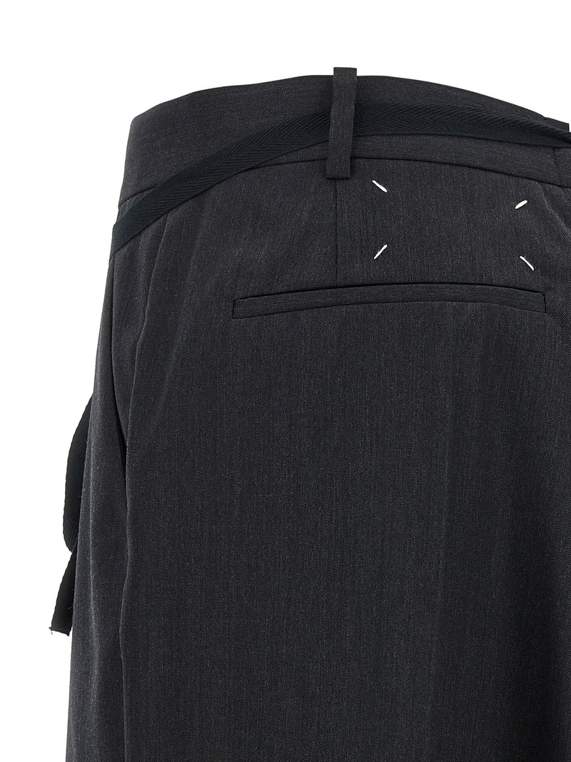 Maison Margiela Raw Cut Hem Skirt | Urbalenti™ NYC