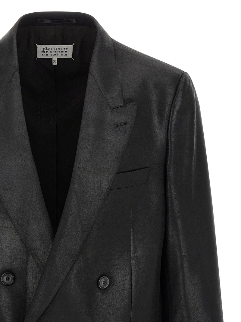 Maison Margiela Foiled Wool Blazer | Urbalenti™ NYC