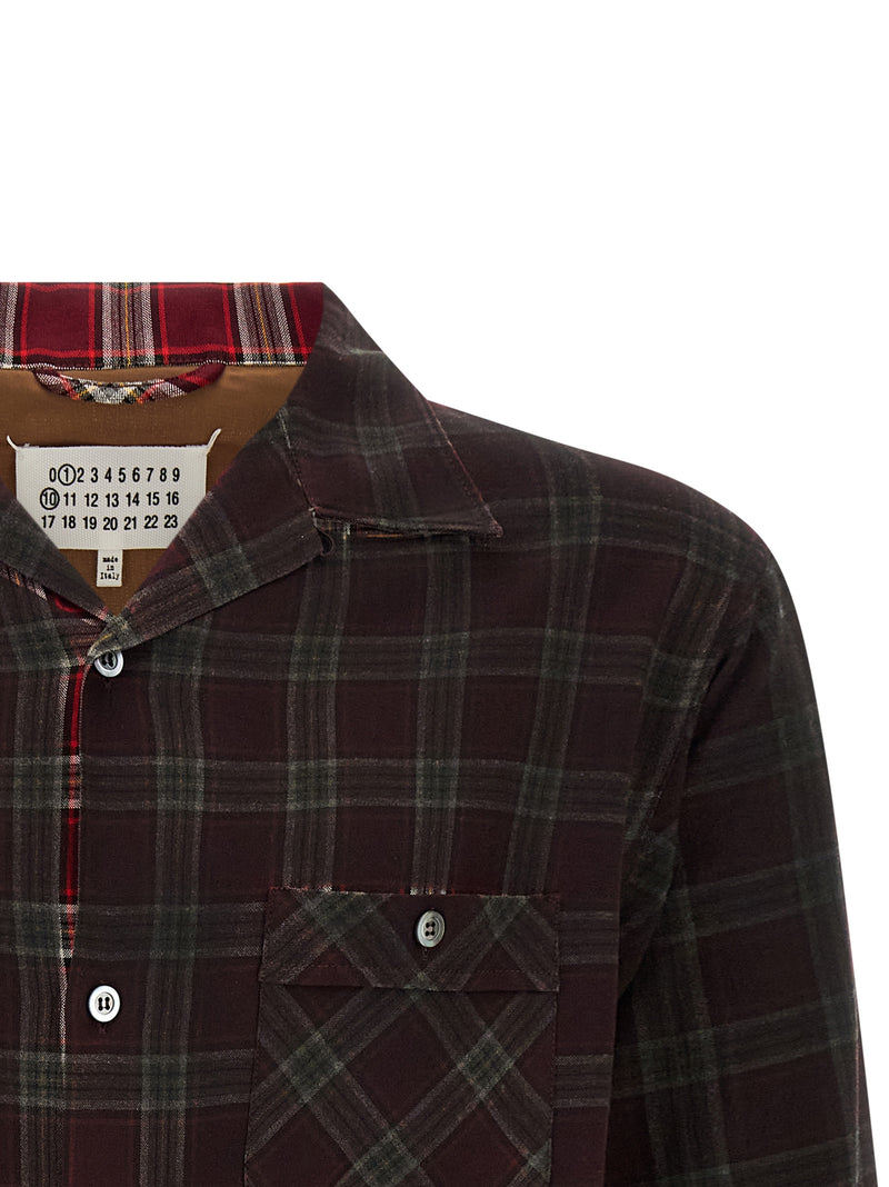 Maison Margiela Maison Margiela Check Shirt With Gradient Effect