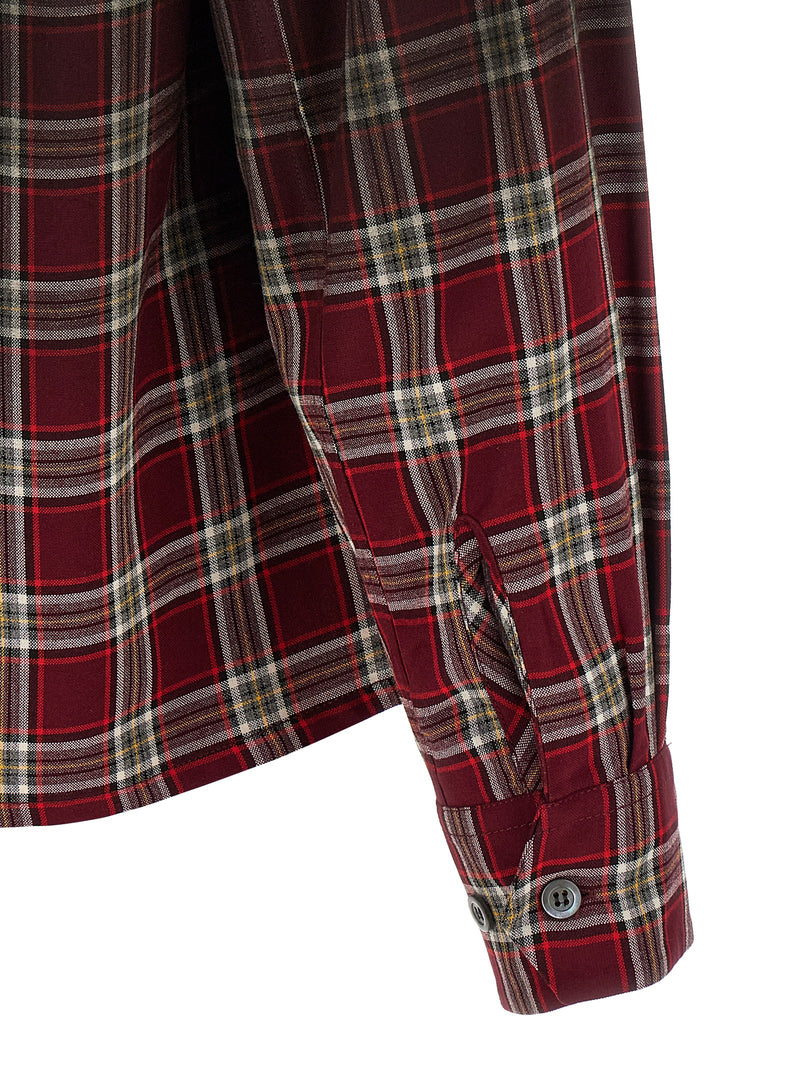 Maison Margiela Maison Margiela Check Shirt With Gradient Effect