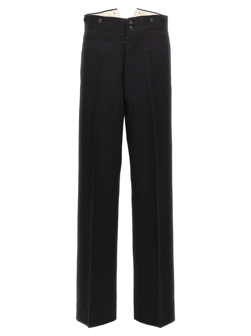 Maison Margiela Strap Wool Pants - Style 4M35032900 | Urbalenti | Urbale... | Urbalenti™ NYC