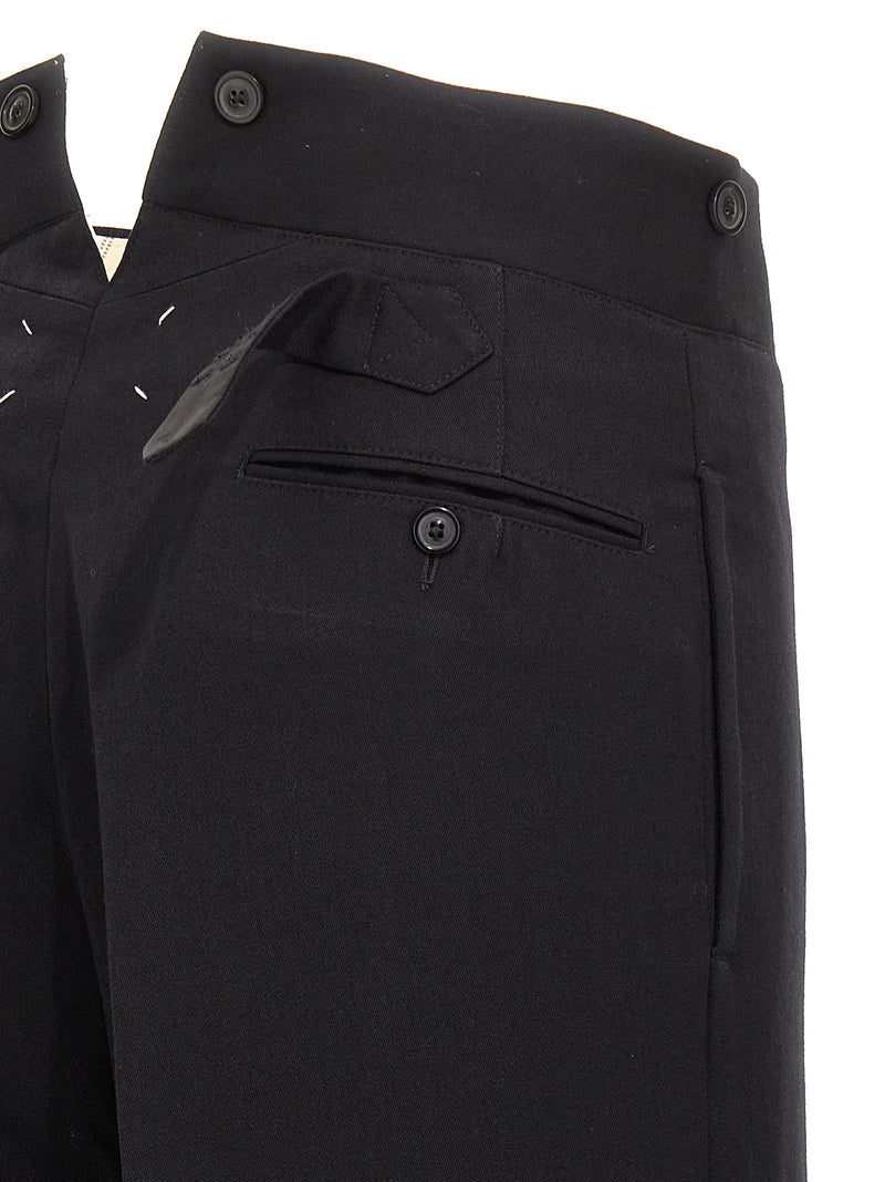 Maison Margiela Strap Wool Pants - Style 4M35032900 | Urbalenti | Urbale... | Urbalenti™ NYC