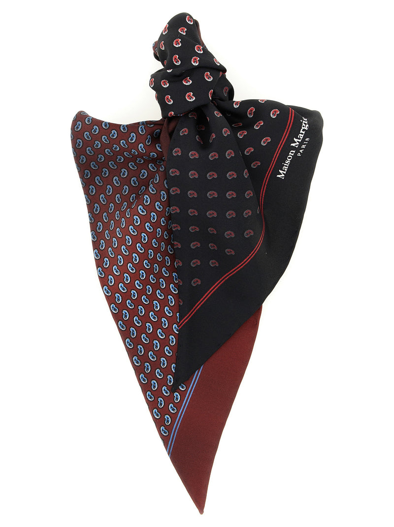 Maison Margiela Maison Margiela Paisley Print Double-sided Scarf
