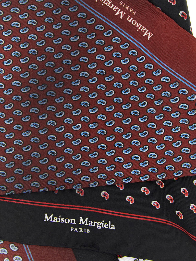 Maison Margiela Maison Margiela Paisley Print Double-sided Scarf