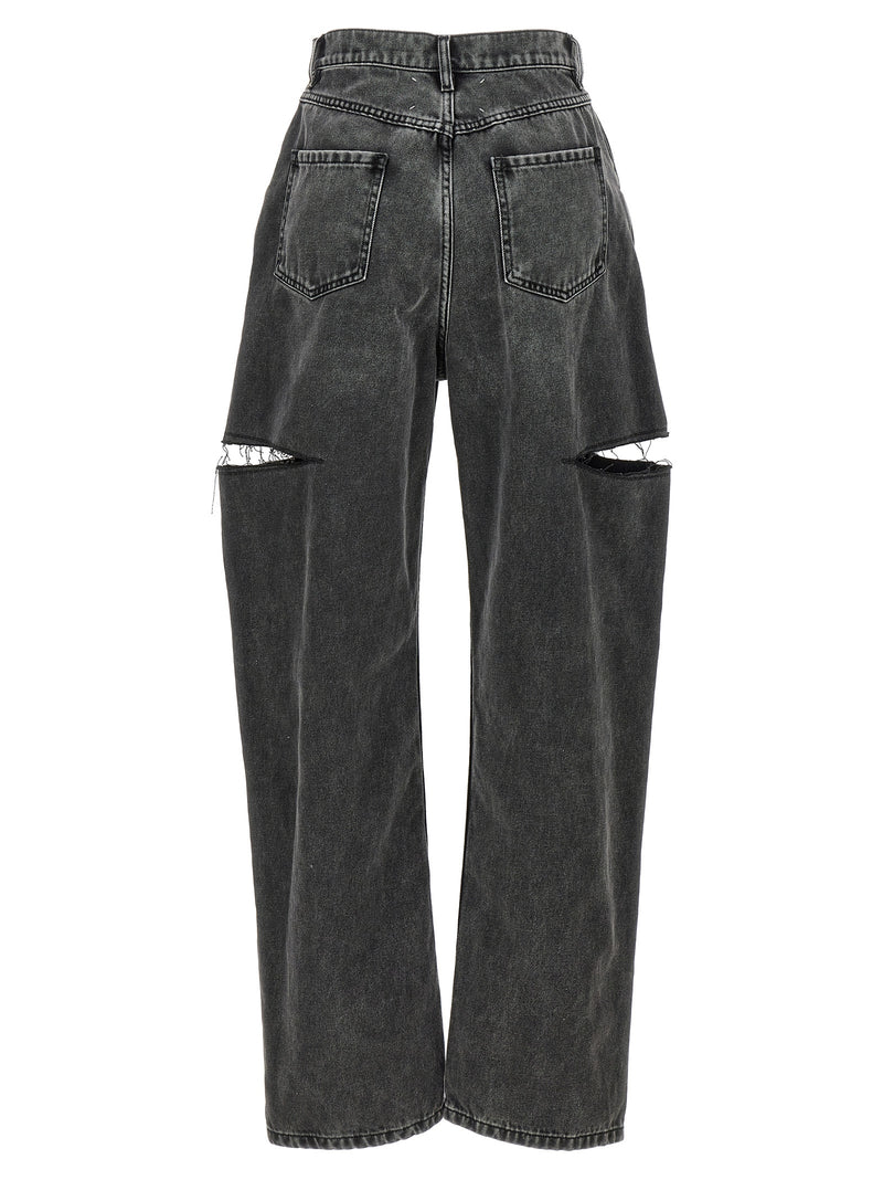 Maison Margiela Cut-out Jeans | Urbalenti™ NYC