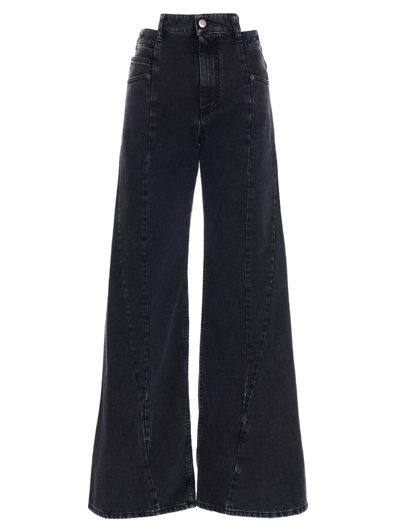 Maison Margiela Jeans Asymmetrical Waist | Urbalenti™ NYC