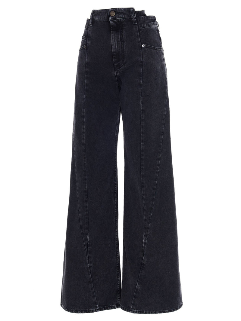 Maison Margiela Jeans Asymmetrical Waist | Urbalenti™ NYC