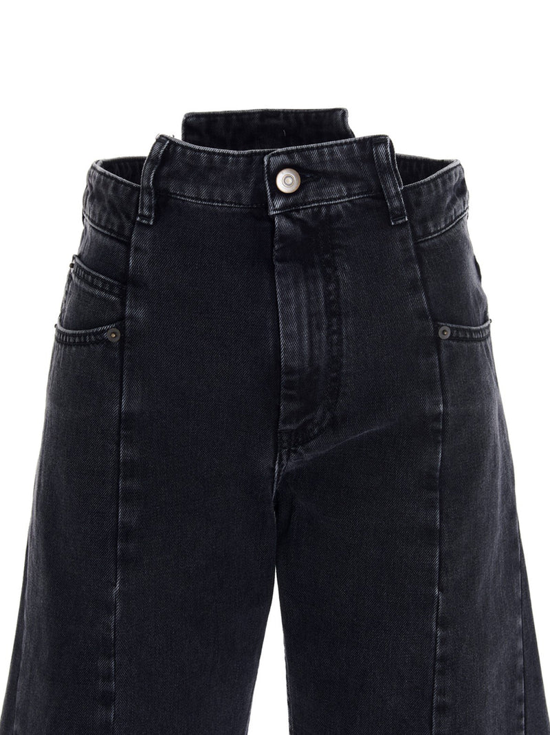 Maison Margiela Jeans Asymmetrical Waist | Urbalenti™ NYC