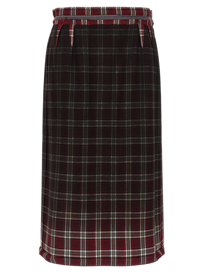 Maison Margiela Check Skirt | Urbalenti™ NYC