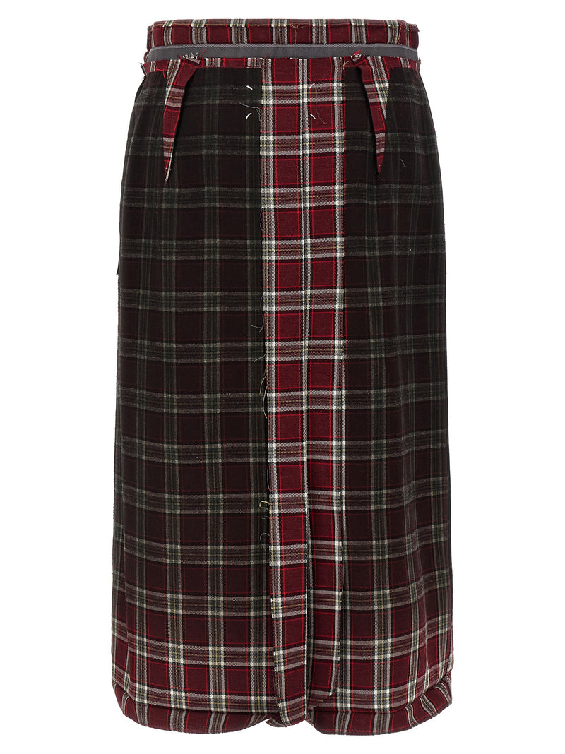 Maison Margiela Check Skirt | Urbalenti™ NYC