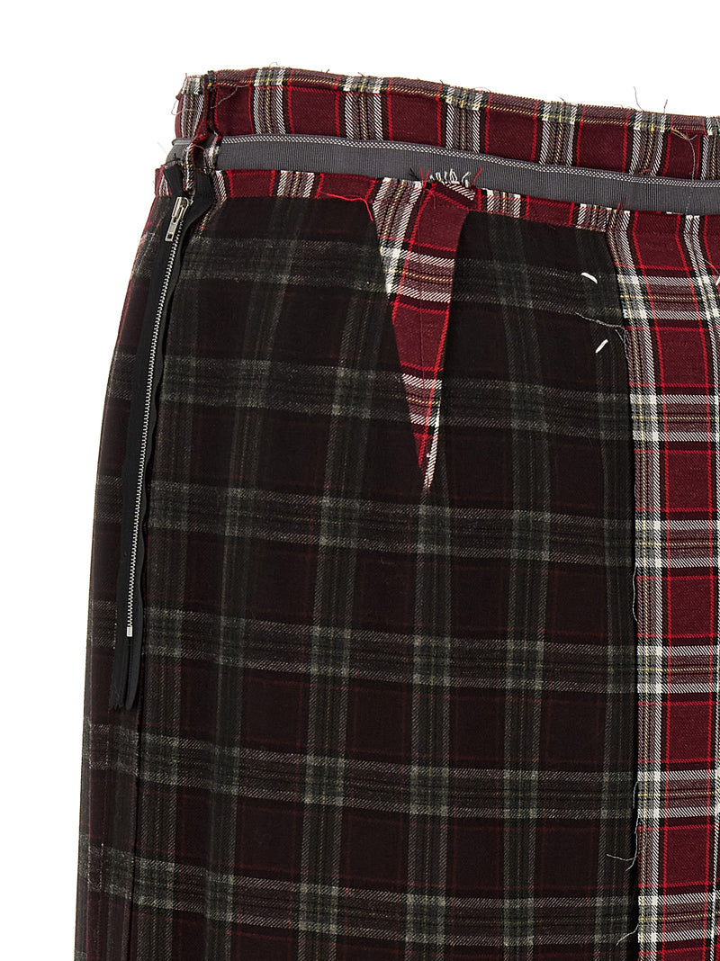 Maison Margiela Check Skirt | Urbalenti™ NYC