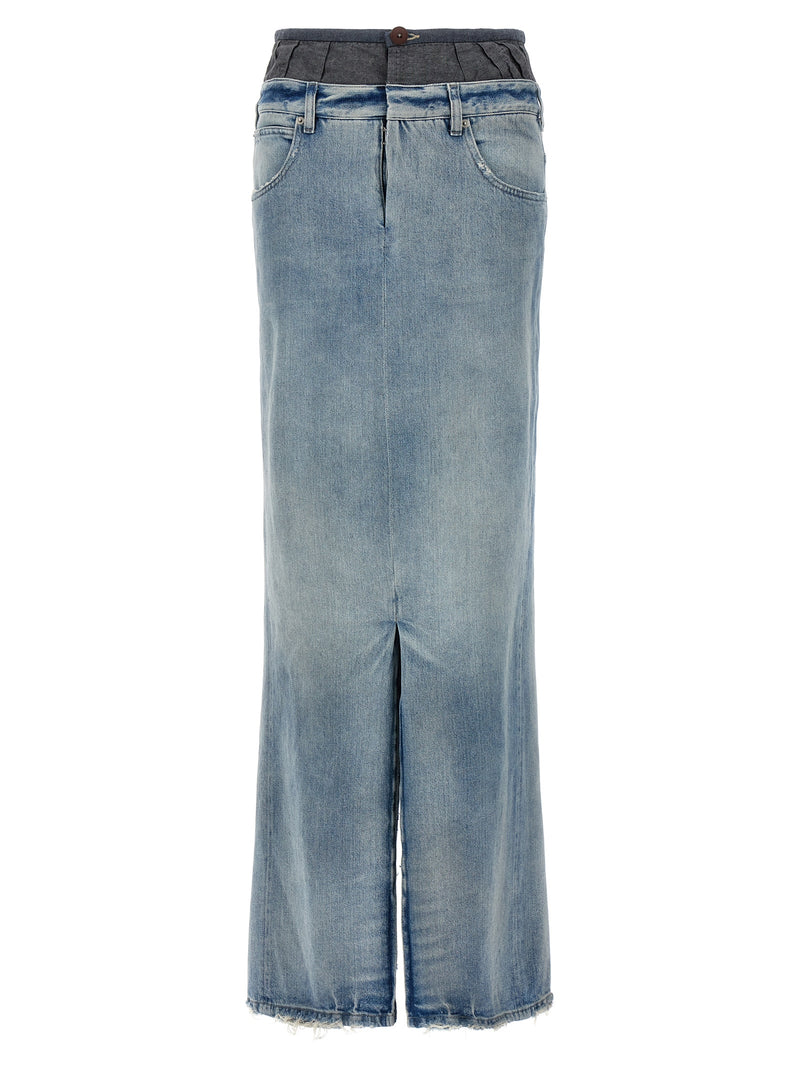 Maison Margiela Maison Margiela Slits Denim Skirt