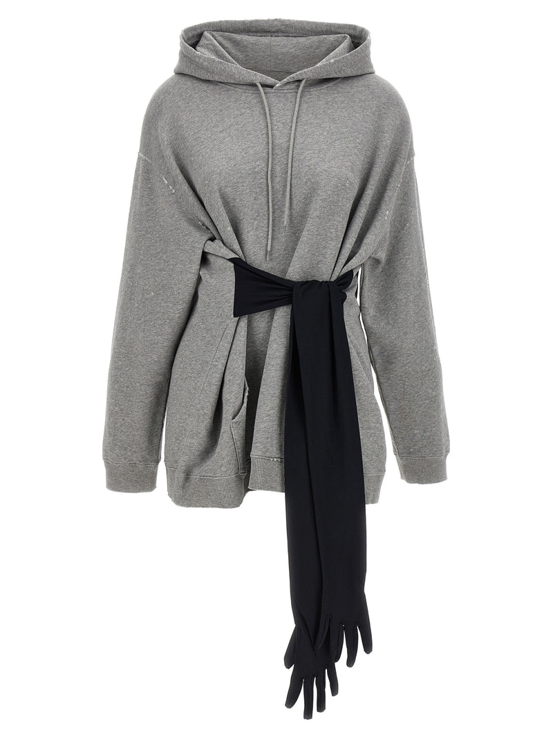 Mm6 Maison Margiela Mm6 Maison Margiela Hoodie Dress With Gloves