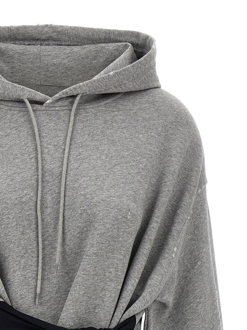 Mm6 Maison Margiela Mm6 Maison Margiela Hoodie Dress With Gloves