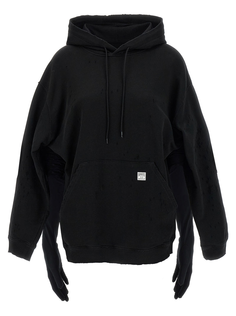 Mm6 Maison Margiela Mm6 Maison Margiela Hoodie Dress With Gloves