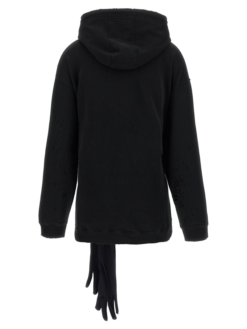 Mm6 Maison Margiela Mm6 Maison Margiela Hoodie Dress With Gloves