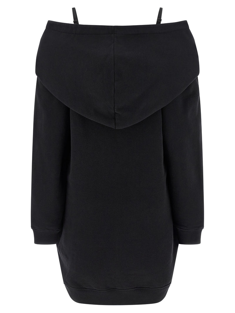 Mm6 Maison Margiela Mm6 Maison Margiela Off-shoulder Hooded Dress