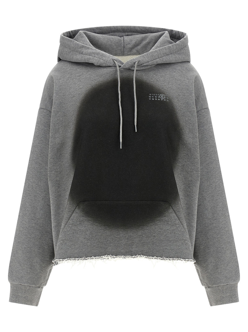 Mm6 Maison Margiela Mm6 Maison Margiela Numeric Signature Mm6 Spray Hoodie