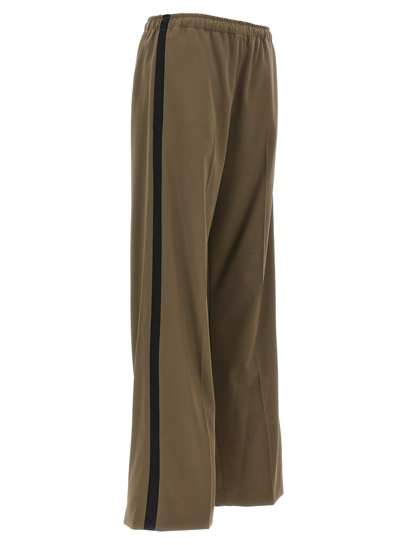 Mm6 Maison Margiela Satin Band Pants | Urbalenti™ NYC