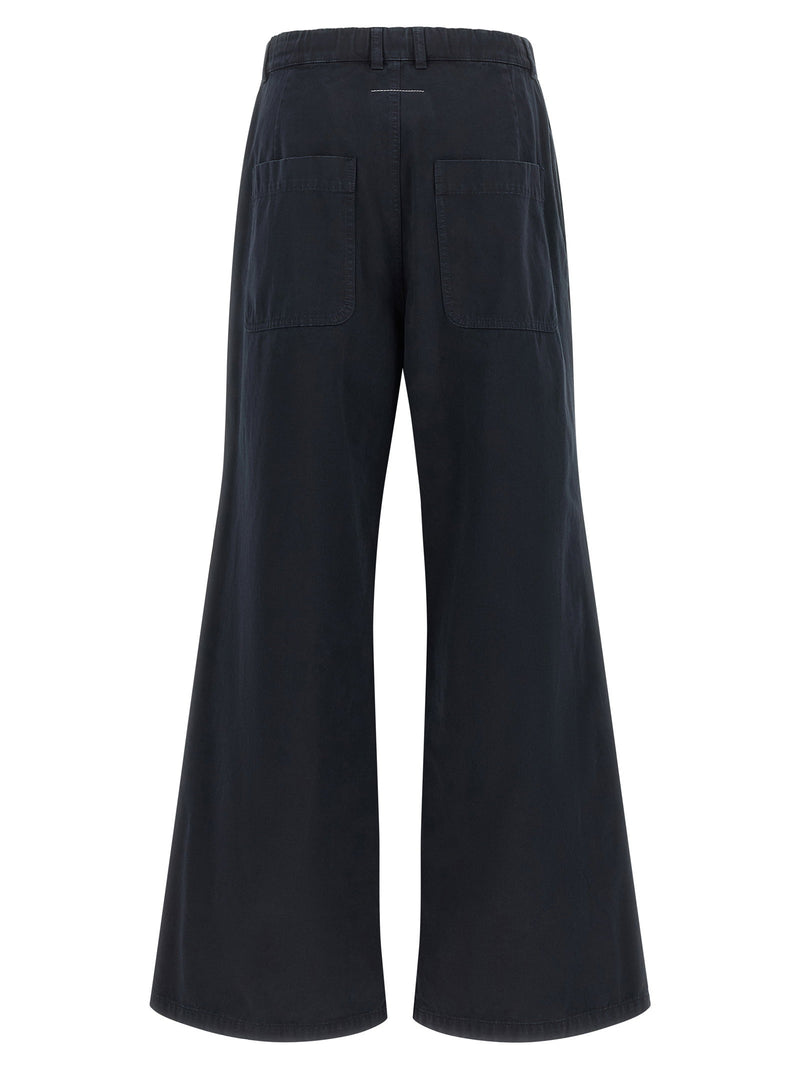 Mm6 Maison Margiela Mm6 Maison Margiela White Stitch Line Pants