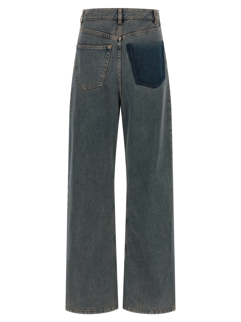 Mm6 Maison Margiela Mm6 Maison Margiela Back-to-back Construction Jeans