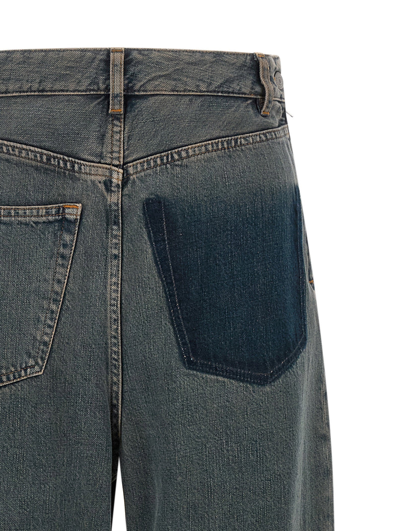 Mm6 Maison Margiela Mm6 Maison Margiela Back-to-back Construction Jeans