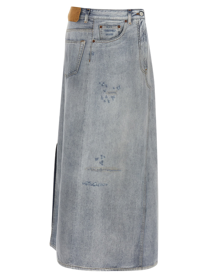 Mm6 Maison Margiela Mm6 Maison Margiela Asymmetrical Construction Skirt
