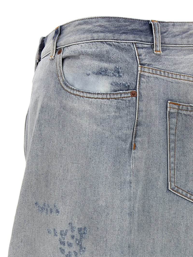Mm6 Maison Margiela Mm6 Maison Margiela Asymmetrical Construction Skirt
