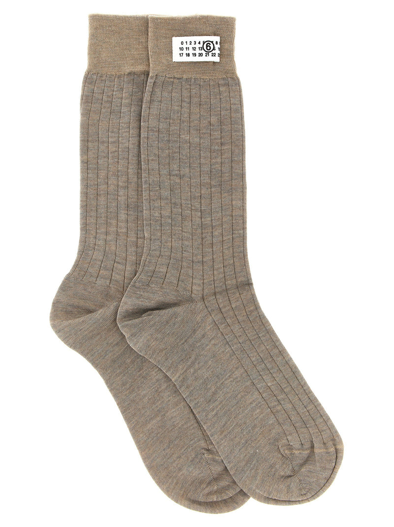 Mm6 Maison Margiela Mm6 Maison Margiela Numeric Signature Mm6 Socks