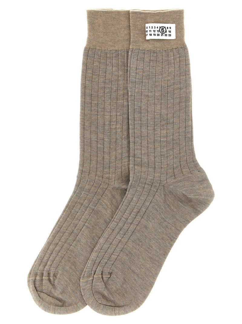 Mm6 Maison Margiela Mm6 Maison Margiela Numeric Signature Mm6 Socks