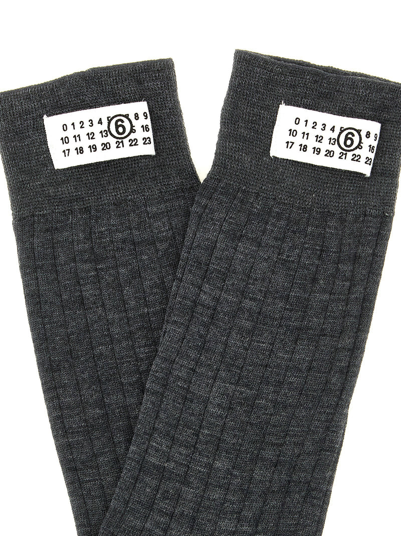 Mm6 Maison Margiela Mm6 Maison Margiela Numeric Signature Mm6 Socks