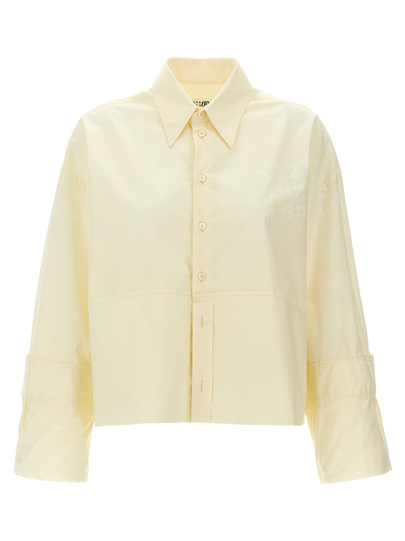 Mm6 Maison Margiela Mm6 Maison Margiela Logo Print Shirt