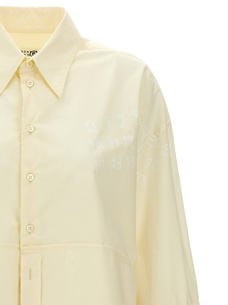 Mm6 Maison Margiela Mm6 Maison Margiela Logo Print Shirt