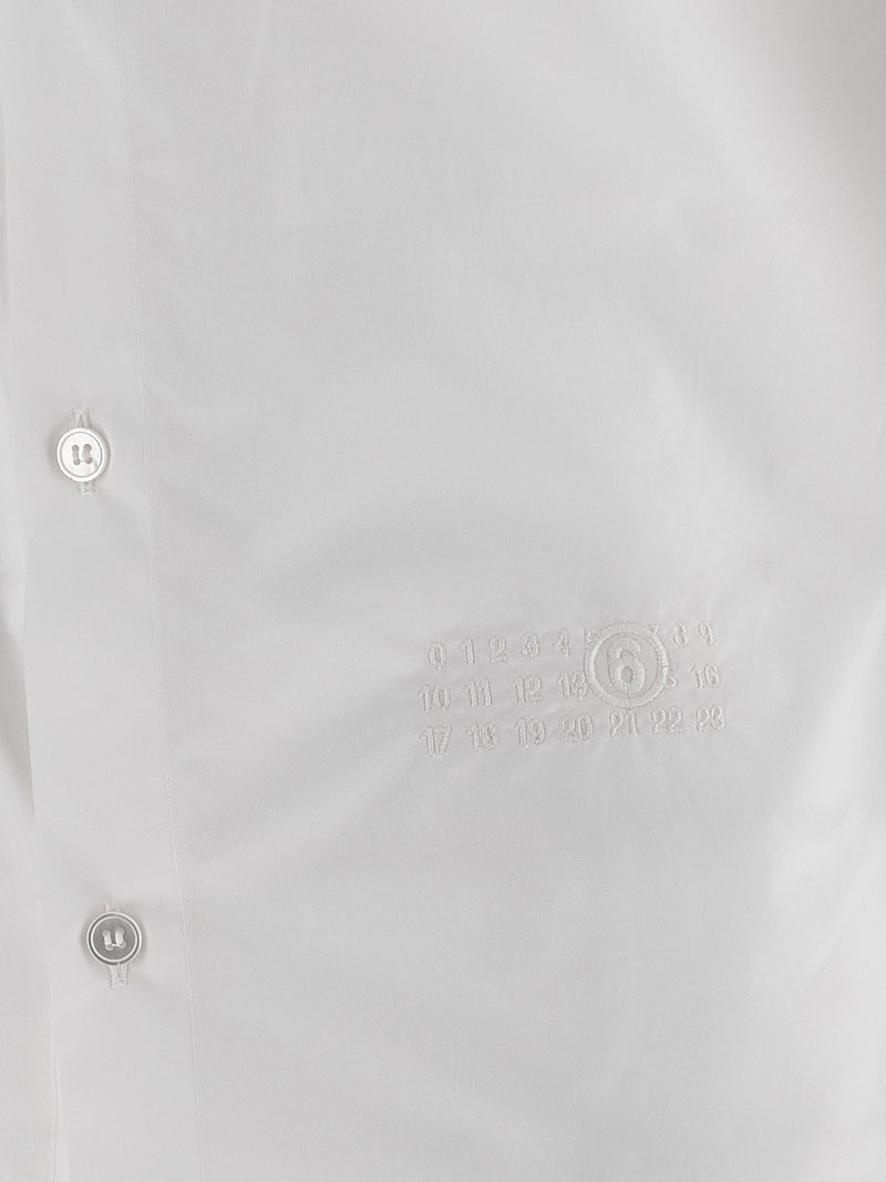 Mm6 Maison Margiela Mm6 Maison Margiela Numeric Signature Mm6 Embroidered Shirt