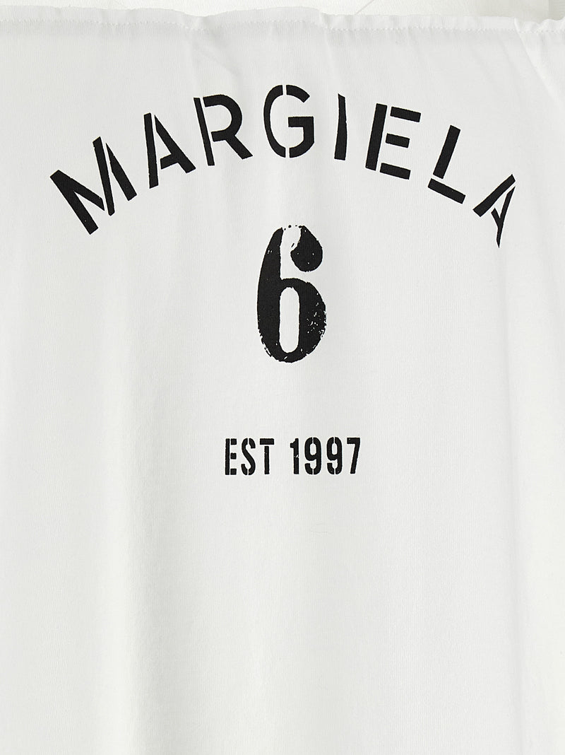Mm6 Maison Margiela Tulle Insert T-shirt | Urbalenti™ NYC