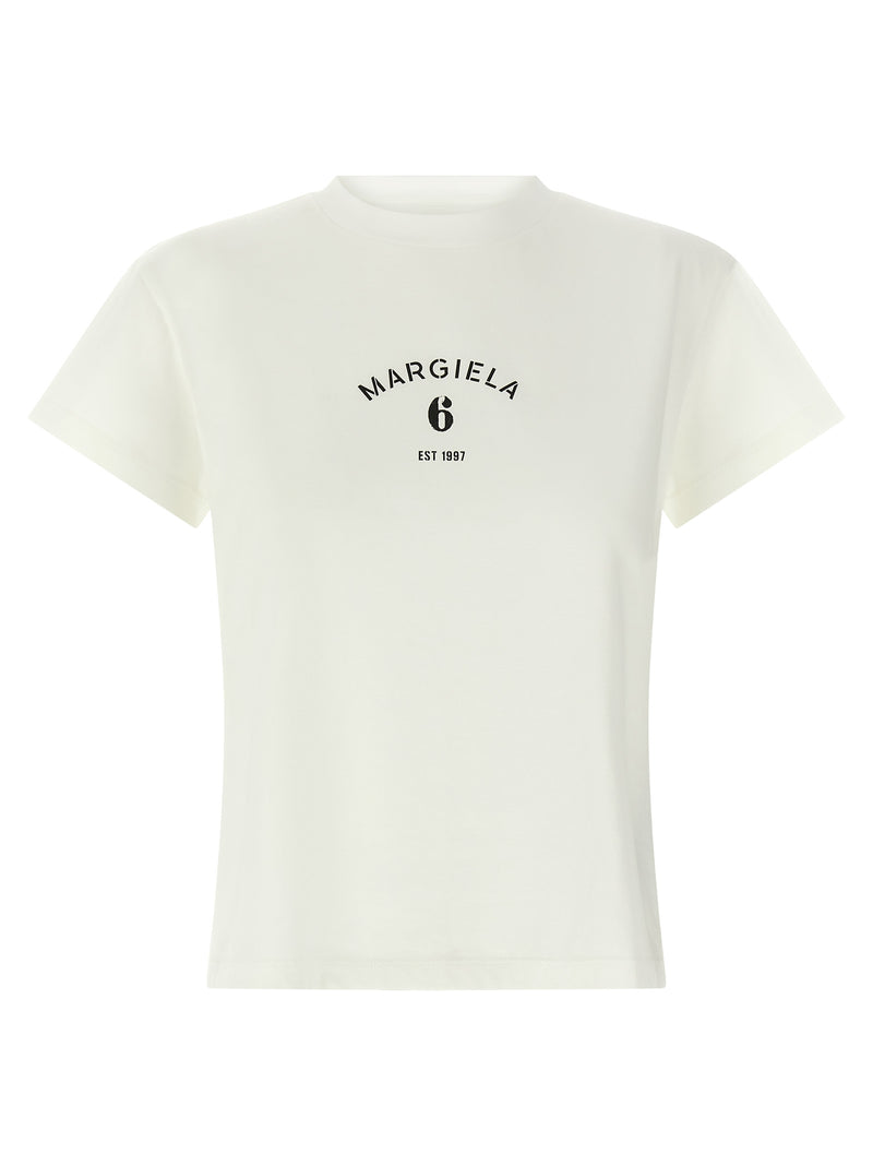 Mm6 Maison Margiela Logo Print T-shirt | Urbalenti™ NYC