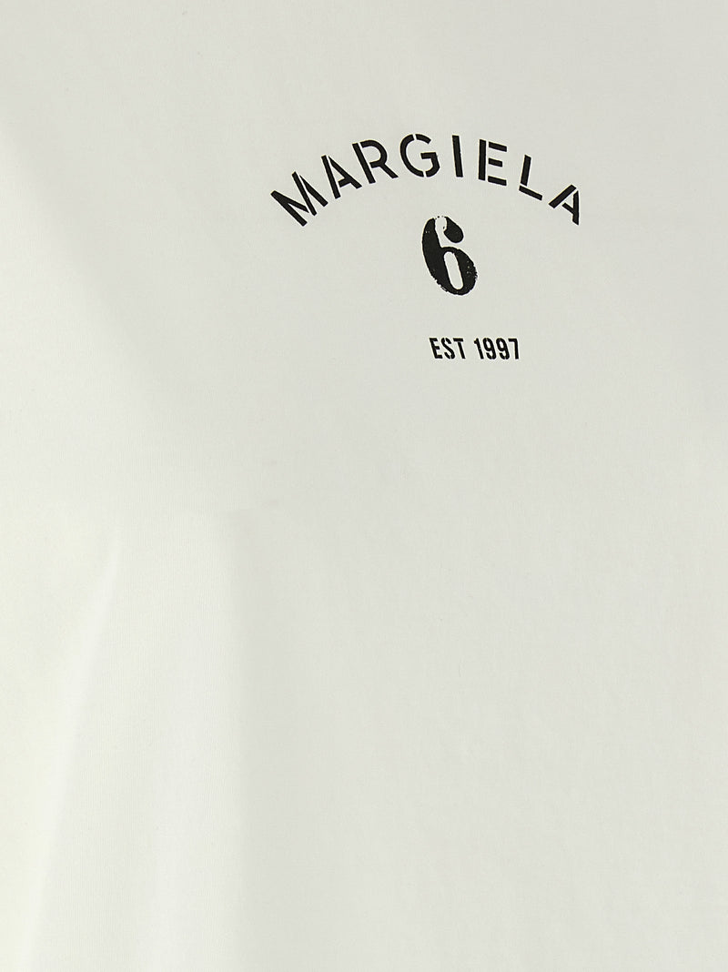 Mm6 Maison Margiela Logo Print T-shirt | Urbalenti™ NYC
