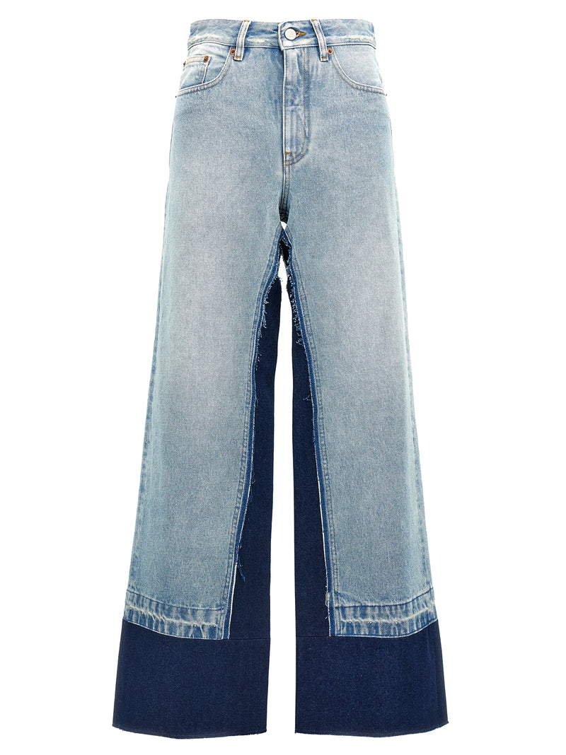 Mm6 Maison Margiela Contrast Insert Jeans | Urbalent... | Urbalenti™ NYC