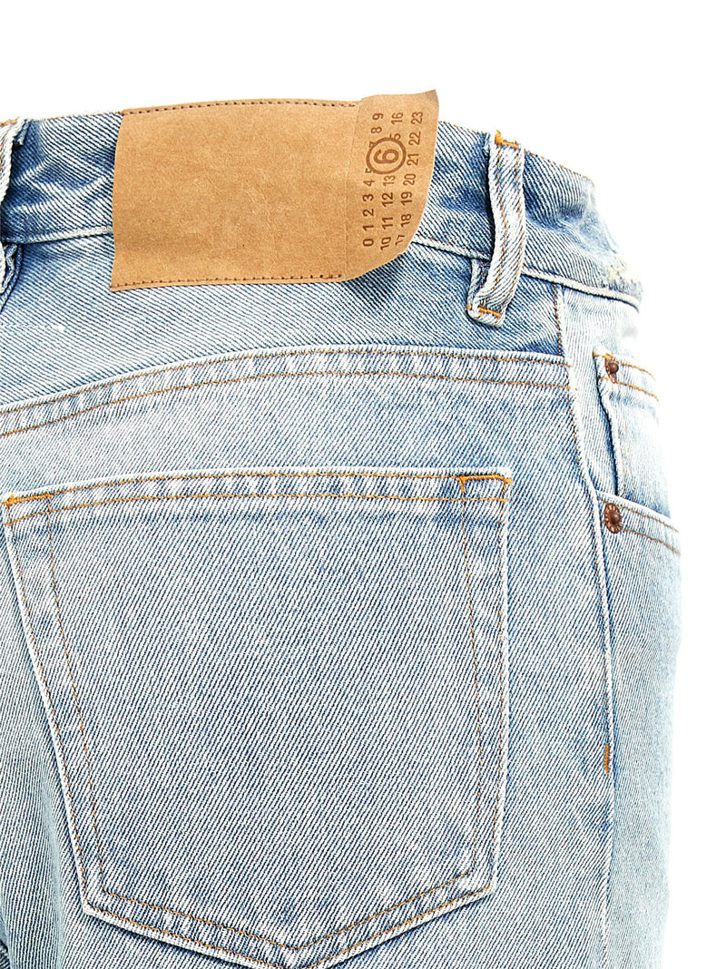 Mm6 Maison Margiela Contrast Insert Jeans | Urbalent... | Urbalenti™ NYC