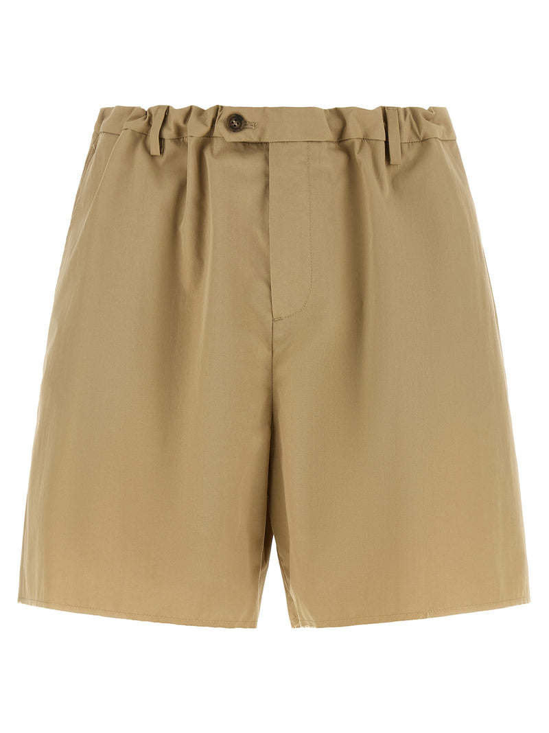 Mm6 Maison Margiela White Stitch Line Shorts | Urbalenti™ NYC